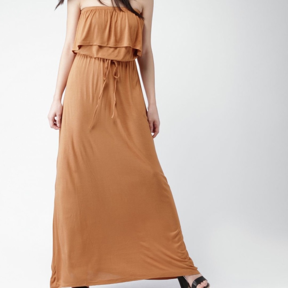 Forever 21 rust maxi dress